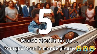 Les larmes du petit Taya, un enfant de 4 ans après la mort soudaine de sa mère 😱😭😭,#film #histoire