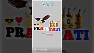 #prajapati Letter Name Status❤️||Name art Video||Whatsapp Status💫||2022#ds_dinesh_verma#shorts#viral