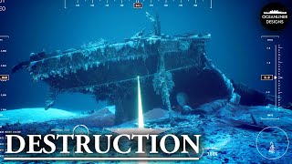 FIRST LOOK: Titanic's Destroyed Stern Section in vROV Pilot