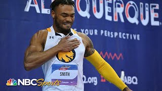 JT Smith takes home men's 60m indoor title as Noah Lyles drops out of final | NBC Sports