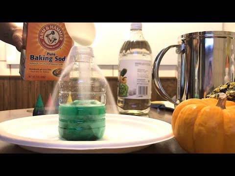 How do you make a volcano in a bottle?
