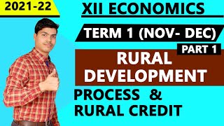 Rural development part 1. Term 1 12th Economics Board exam 2021-22. Indian economic development