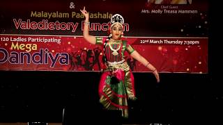 Kuchipudi - Tharangam by Rakhi Rakesh at KCA Bahrain