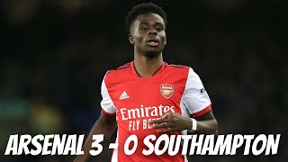 Bukayo Saka vs Southampton | Arsenal 3 - 0 Southampton | Arsenal News Today