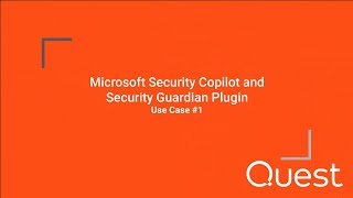 Microsoft Security Copilot Security Guardian Plugin - Use Case # 1