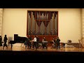 “inri” for flute clarinet in b♭ vibraphone percussion 2 violins viola cello and piano