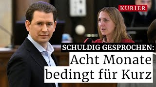 Kurz schuldig gesprochen: 8 Monate bedingt - Das Urteil im Überblick