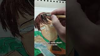 Drawing levi ackerman  #animedrawing #anime #leviackerman