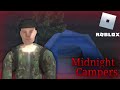 AKU MEMBERANIKAN DIRI UNTUK CAMPING TENGAH MALAM DI HUTAN MENGERIKAN - ROBLOX : MIDNIGHT CAMPERS