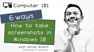 6 ways of how to take a screenshot in Windows 10