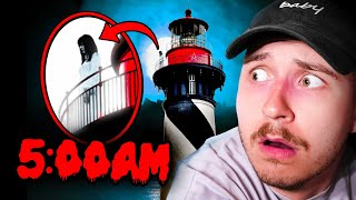The Boys Go to a Haunted Lighthouse (ghost on camera)