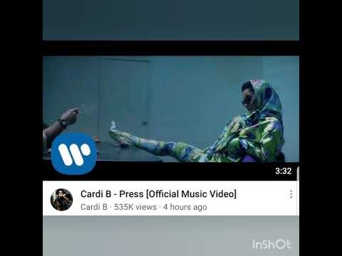 Cardi B - Press (official Music Video ) Watch Now .... - YouTube