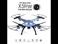 Syma X5HW WIFI FPV With HD Camera Altitude Mode 2.4G 4CH 6Axis RC Quadcopter unboxing and review