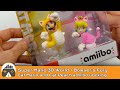 [amiibo] Cat Mario and Cat Peach unboxing