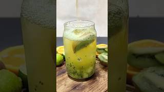 Zesty Kiwi Orange Mojito: Refreshing Fruit Drink Recipe #shorts #summer