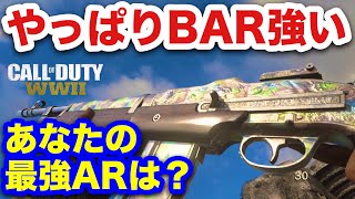 やっぱ最強のARはBARかな？？アナタの最強は？？【COD:WW2実況】