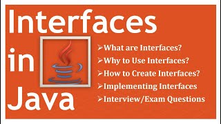 Interfaces in Java | Why and How to use Interfaces | Interview Questions | Hands-on