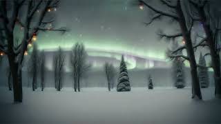 Aurora Borealis Snowfall: Serenity and Christmas Charm - Rest & Relaxation Sounds