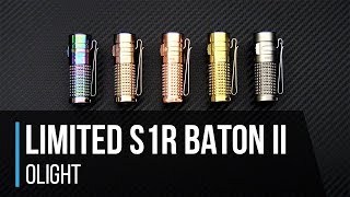 Olight S1R Baton II Limited Copper \u0026 Titanium Flashlights Overview