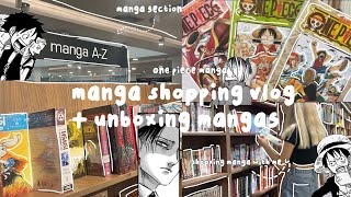 🛒📦 ep.2 manga shopping vlog, unboxing mangas