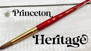 Princeton Heritage 4050R - Watercolor Brush Test Ep. 1