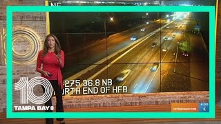 Southbound lanes of Howard Frankland Bridge to close overnight