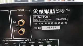 (Đã bán) Amply YAMAHA A 750 - CS 240 W, giá 3 triệu