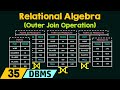 Relational Algebra (Outer Join Operation)