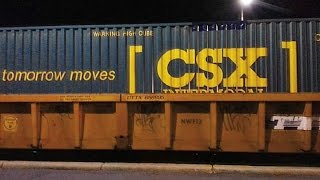 CSXT Q031 and L141 intermodal \u0026 Tropicana southward in Fayetteville, NC