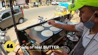 Navi Mumbai Davangiri dosa| 3 butter dosa @40 only|