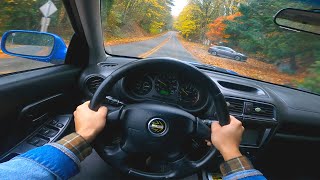 JDM Swapped 2002 Subaru WRX - POV Autumn Drive [4K] 🍂