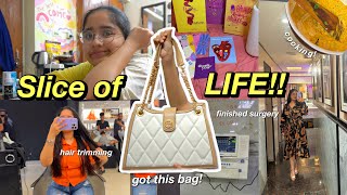 no script, no plan: Just a few days of randomness!!⭐️🥰 got a new bag, finished SURGERY videos