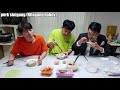 sinigang korean guys react to filipino food