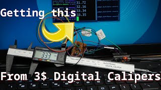 Digital Caliper DIY - Make Your OWN Machining DRO, USB, or Keyboard-on-Click Vernier Calipers
