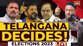 Telangana Exit Poll 2023 LIVE | Opinion Poll Survey for Telangana Elections 2023 | India Today Live