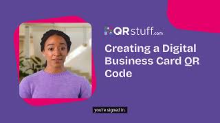 How to Create a Digital Business Card QR Code | QRStuff