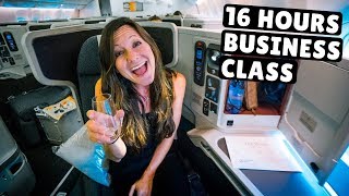 CATHAY PACIFIC BUSINESS CLASS VIETNAM to NYC (wing business class lounge review)