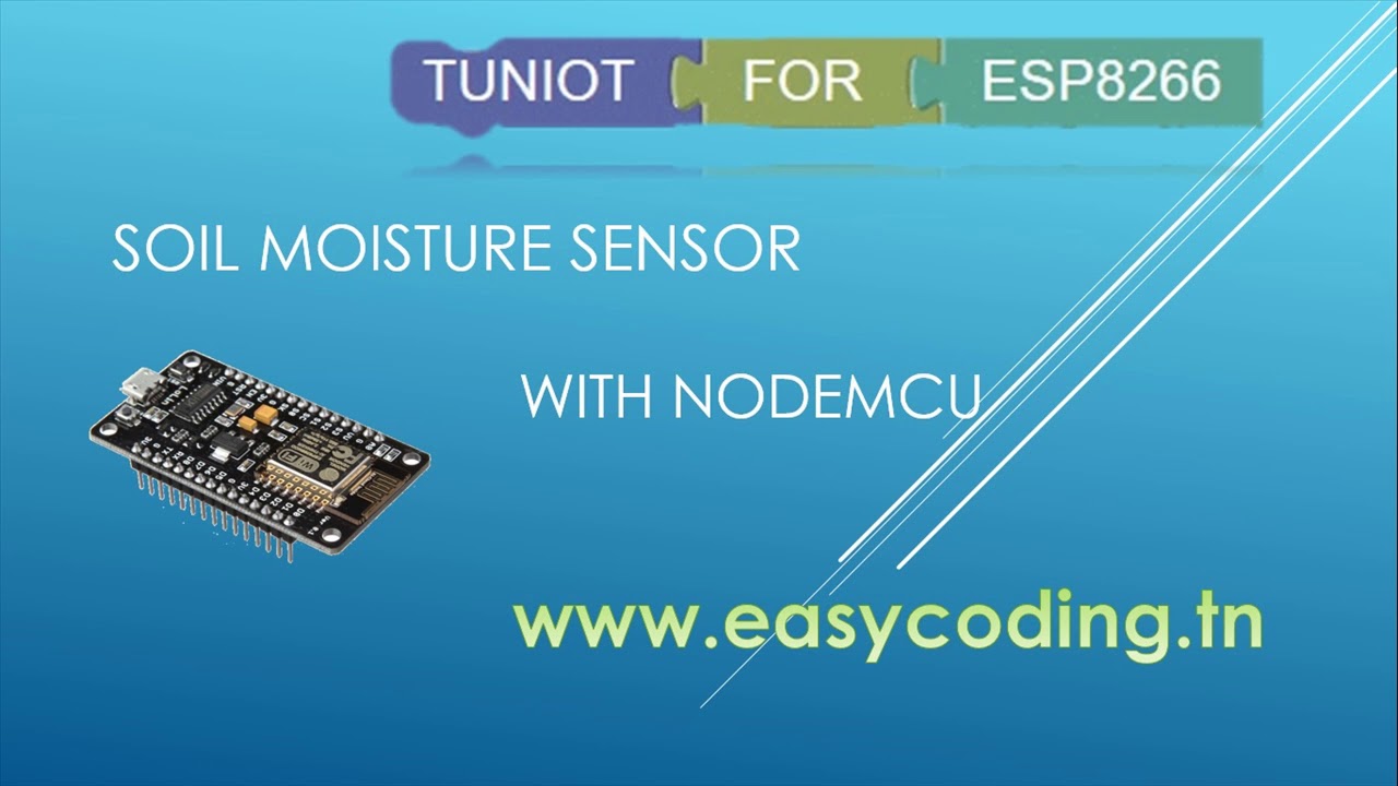 NodeMcu (ESP8266) Tutorial A-9: The Soil Moisture Sensor - YouTube