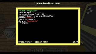 Computercraft Ep.2 Lock Programs