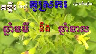 គម្ពីរ ខែឆ្នាំ គូស្រករ ព្រេងនិស្ស័យ ឆ្នាំមមីនិងឆ្នាំខាល បើយើងយកគ្នាជាគូអនាគត ឬក៏ជាប្ដីប្រពន្ធ