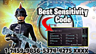 NEW UPDATE 3.6.0 !! BEST SENSITIVITY CODE BGMI SENSITIVITY SETTINGS PUBG MOBILE/BGMI IOS AND ANDROID