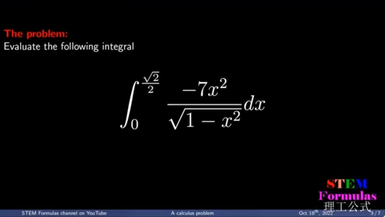 A Calculus Problem Youtube