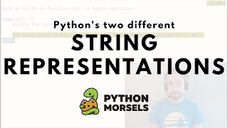 Python's two different string representations
