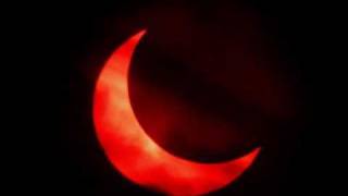 Solar Eclipse 2011 with protuberances