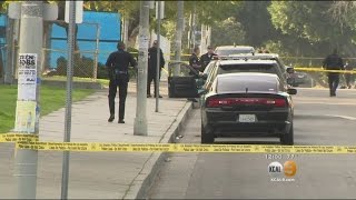 Man, Woman Sought In Shooting Near Crenshaw High School