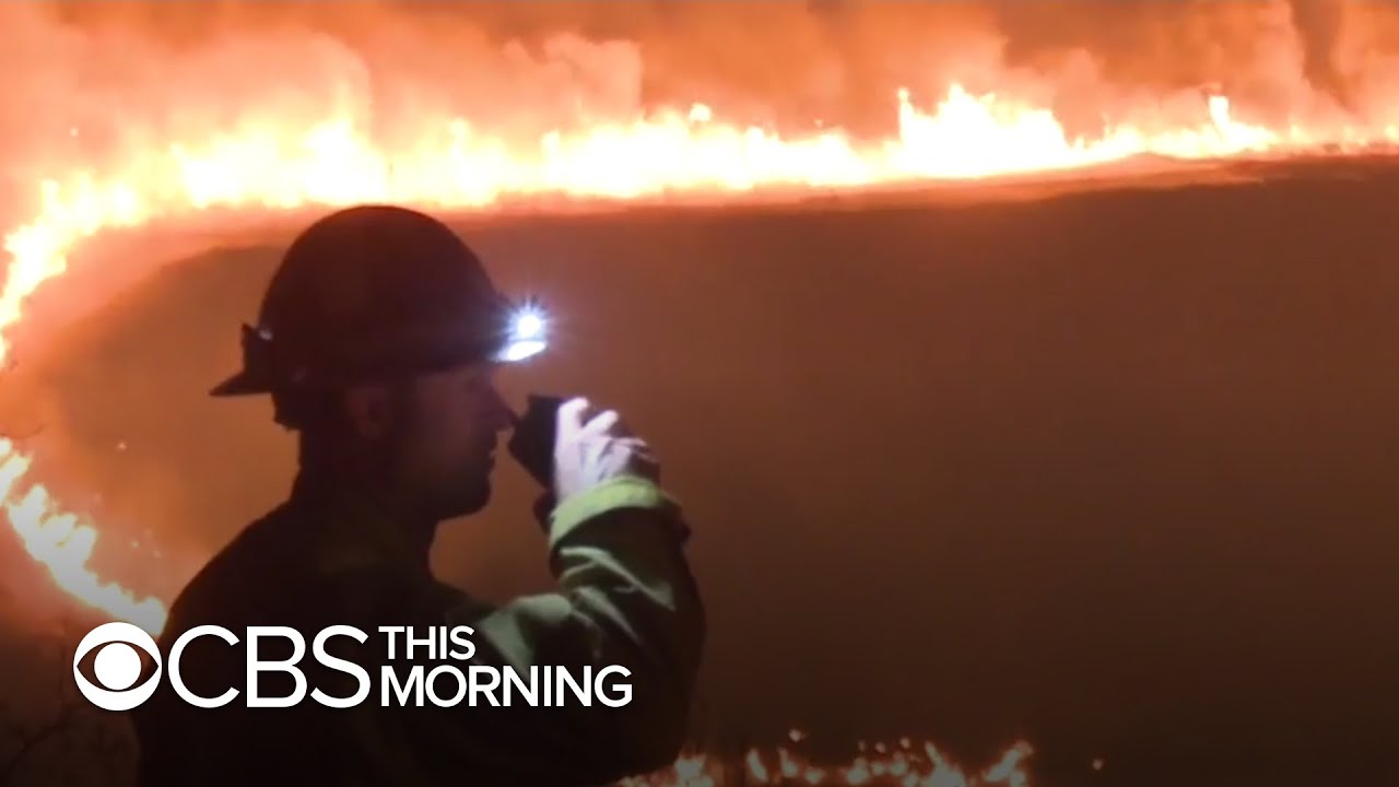 Southern California Battles Wildfire And Pandemic - YouTube