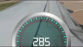Boeing 737-800 plane take off speed