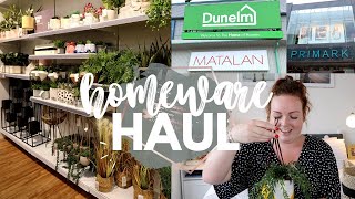Shop With Me: HOMEWARE 🏡 Primark, Matalan & Dunelm • Shopping Vlog & Home Haul • New Homeowner