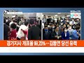 속보 경기지사 개표율 99.23%…김동연 당선 유력 연합뉴스tv yonhapnewstv