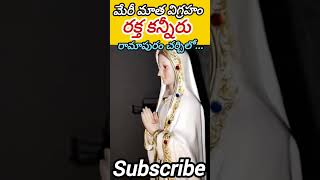 మేరీమాత కంటి నుండి రక్త కన్నీరు BLOOD TEARS #mery #christian #christ #viral